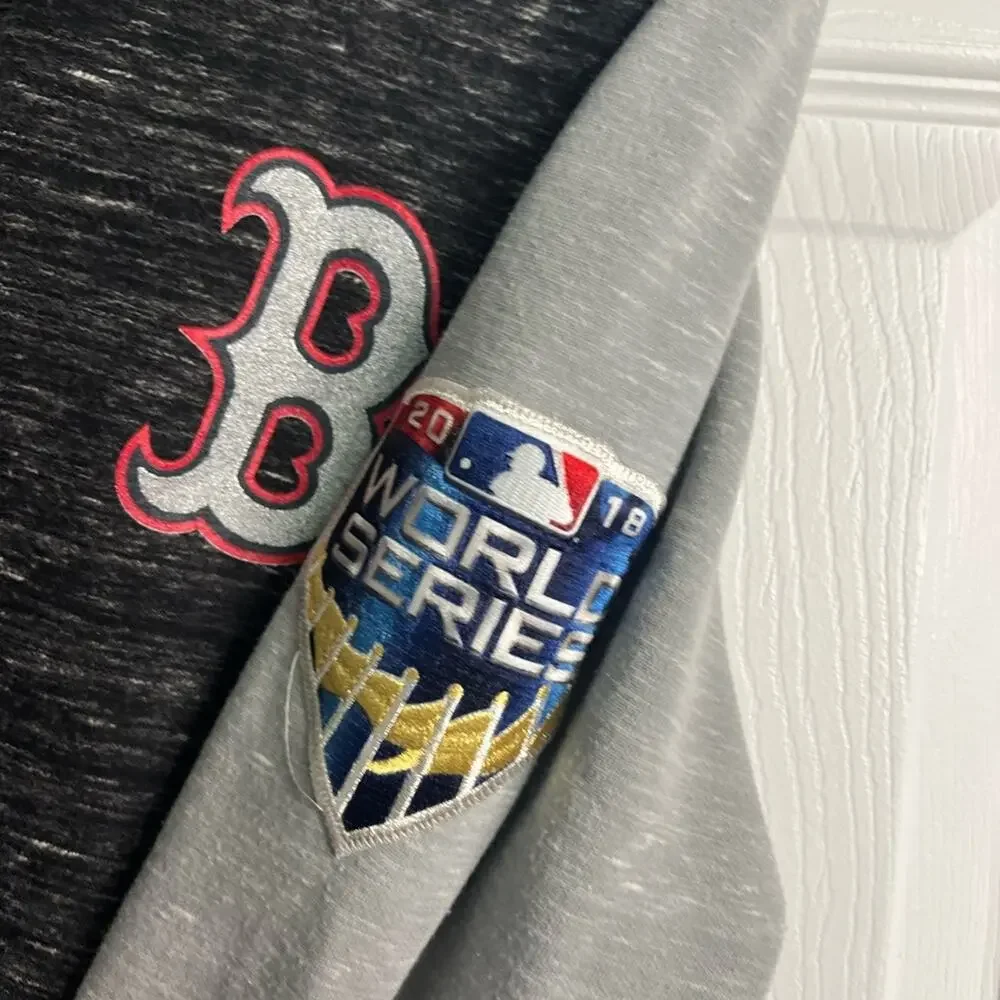 Majestic Black Boston Red Sox 2018 World Series Champs Podium Jacket SZ Medium